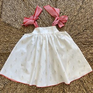 Caftán Patitos DUCKS de La Martinica Verano 2024 - 8a, Blanco